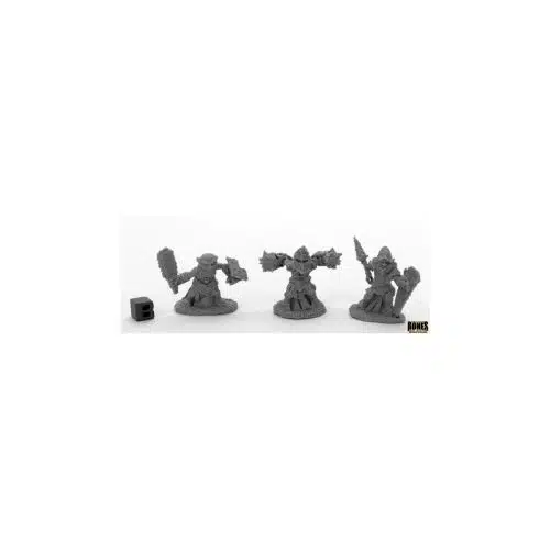 Bloodstone Gnome Warriors (3) - Unpainted Miniatures