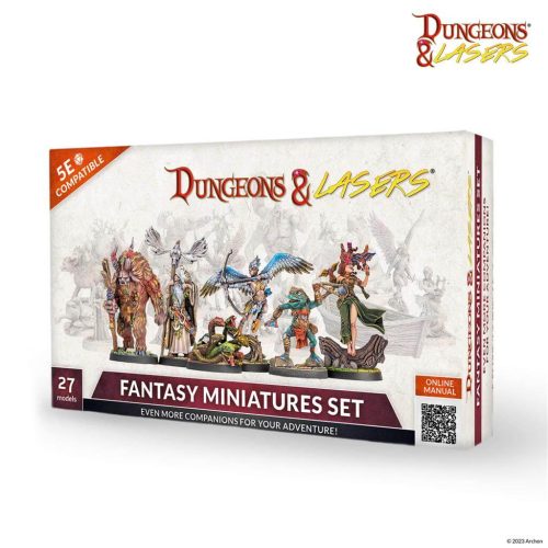 Fantasy Miniatures Set - Dungeons & Lasers