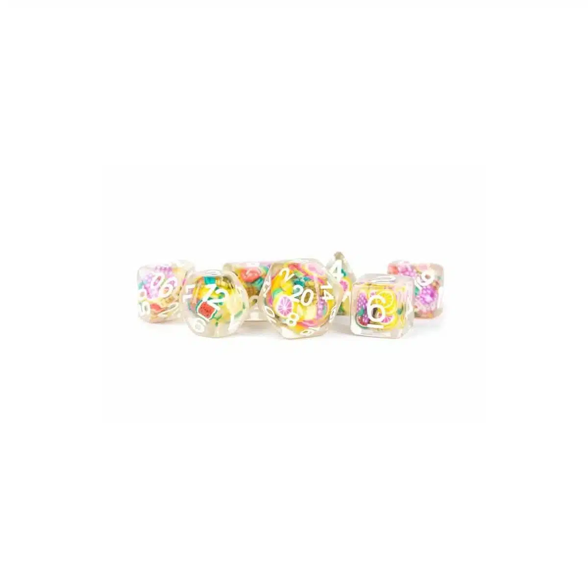 Fruit - Dice set - 7 stuks
