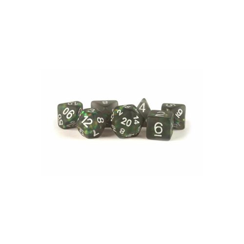Icy Opal: Black - Dice set - 7 stuks