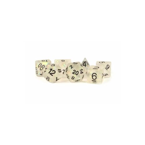 Icy Opal: Clear - Dice set - 7 stuks