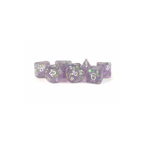 Icy Opal: Purple - Dice set - 7 stuks