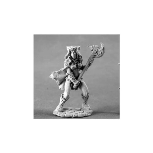 Kyrie, Female Barbarian - Unpainted Metal Miniatures