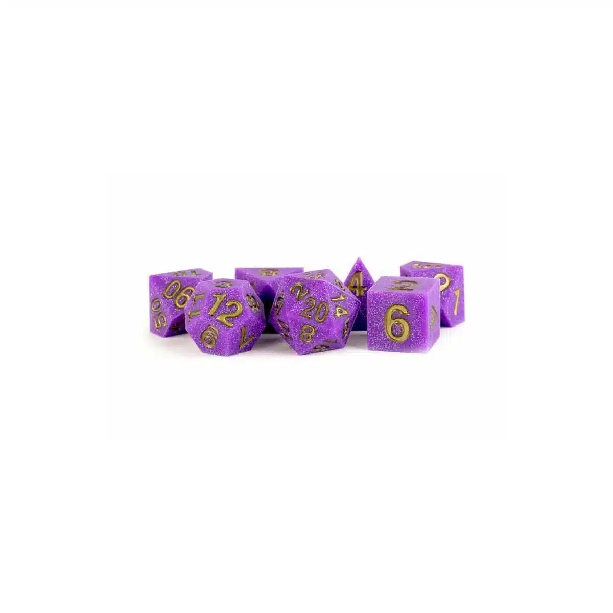 Regal Ricochet - Rubber Sharp Edge Dice set - 7 stuks