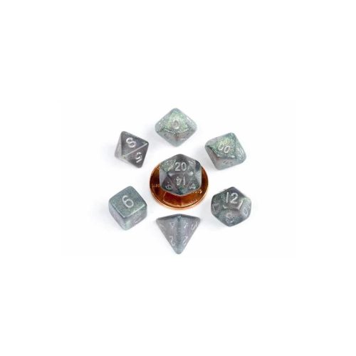 Stardust Gray - Mini Dice set - 7 stuks
