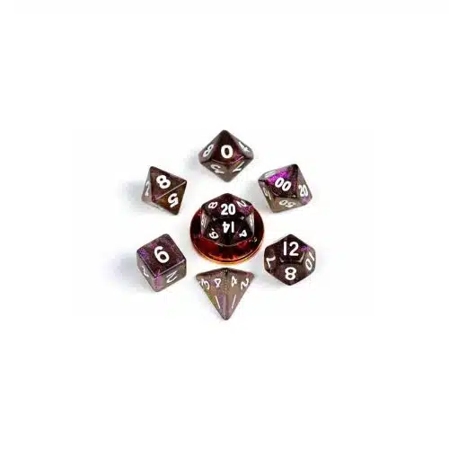 Stardust Supervolcano - Mini Dice set - 7 stuks
