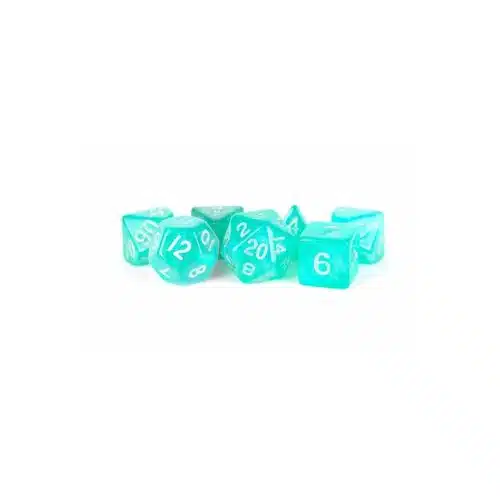 Stardust: Turquoise - Dice set - 7 stuks