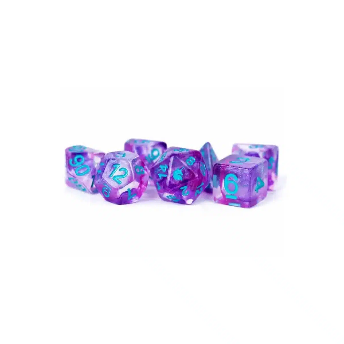 Unicorn Violet Infusion - Dice set - 7 stuks