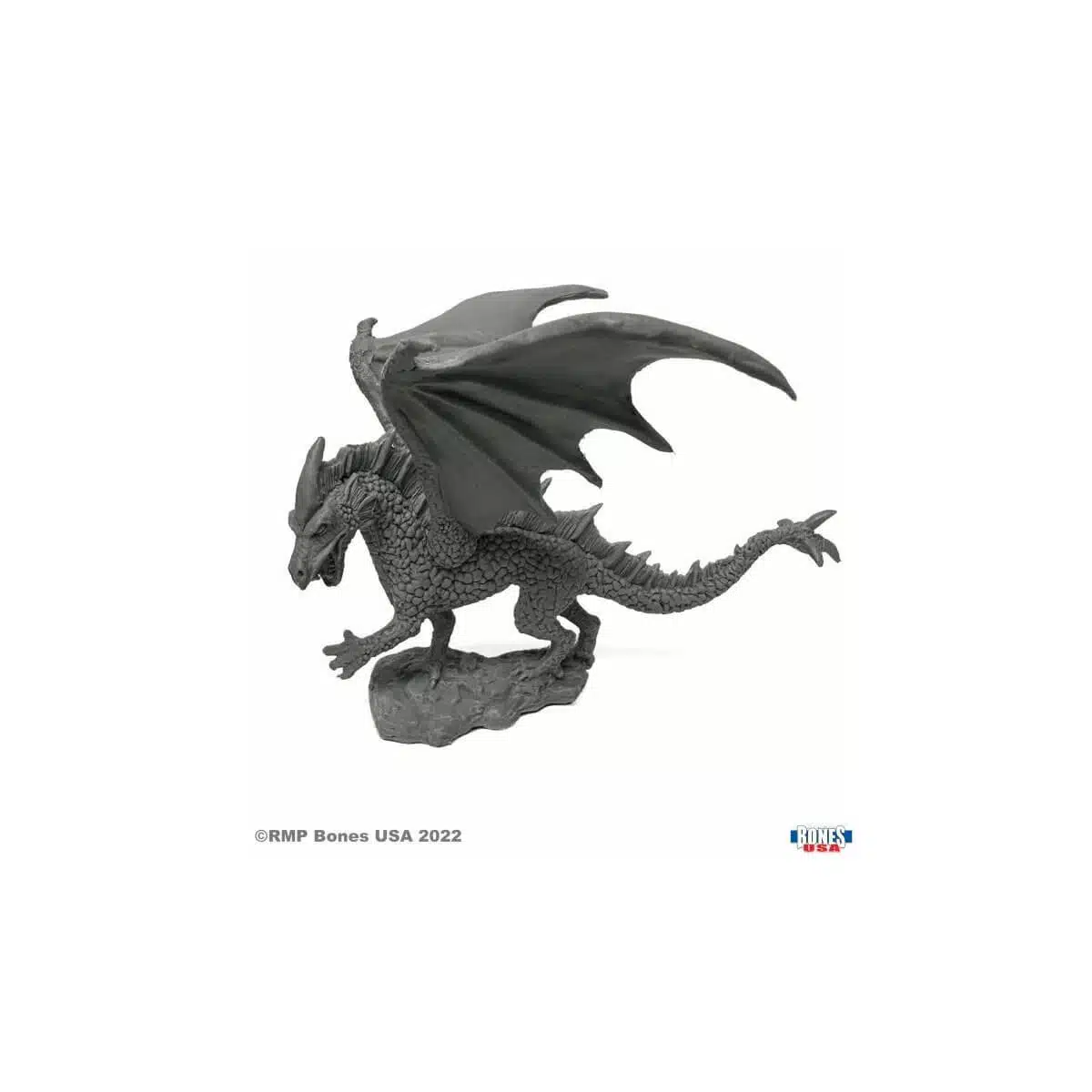 Young Ice Dragon - Unpainted Miniatures