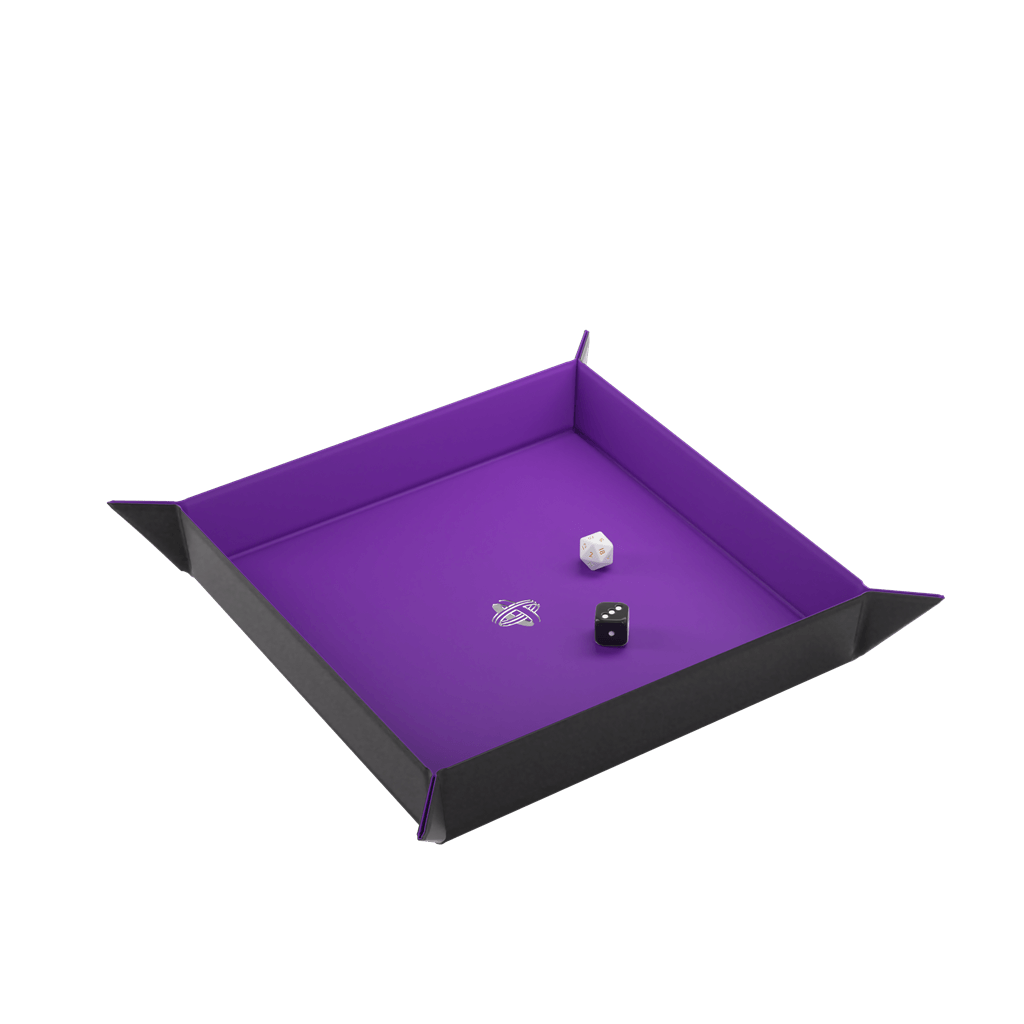 Black/Purple Square - Magnetic Dice Tray