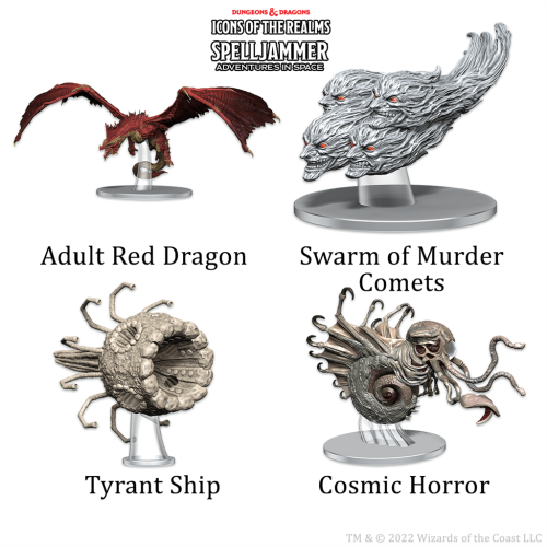 D&D Icons of the realms: Ship scale - Threats from the Cosmos