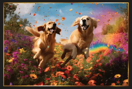 Dolle Golden Retrievers - 1000 stukken Puzzel