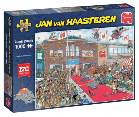 Jumbo's Anniversary - Jan van Haasteren - 1000 stukken puzzel