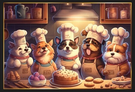 Puppie Chefs - 1000 stukken Puzzel