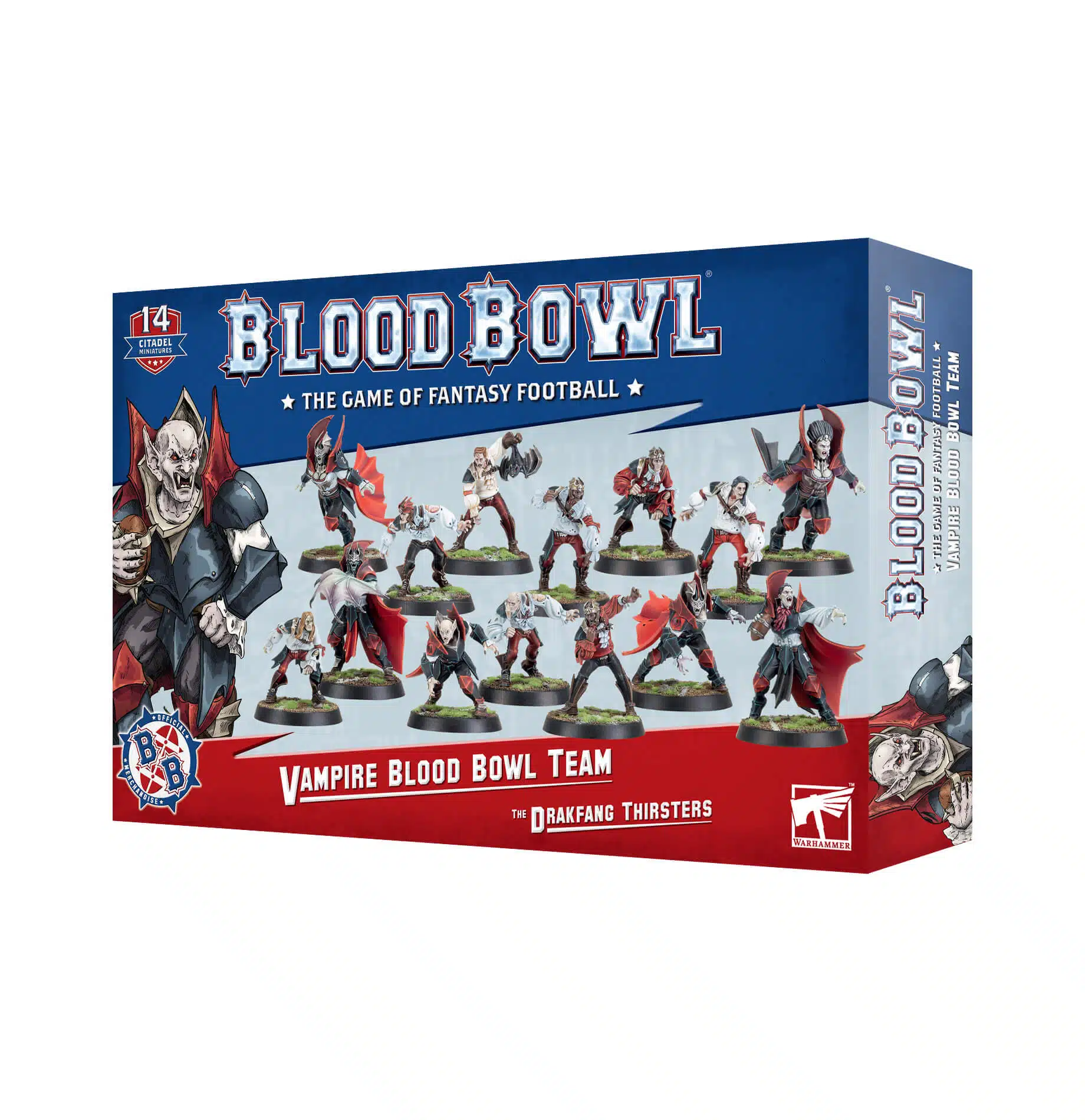 The Drakfang Thirsters Vampire Team - Blood Bowl