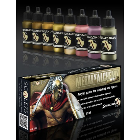 Metal and Alchemy Golden series - Paint Set