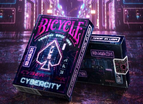 Pokerkaarten - Cyberpunk Cybercity