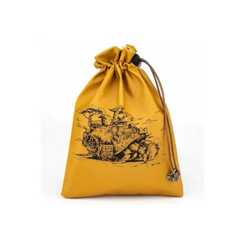 Brown Hermit Crab - Leather Dice Bag