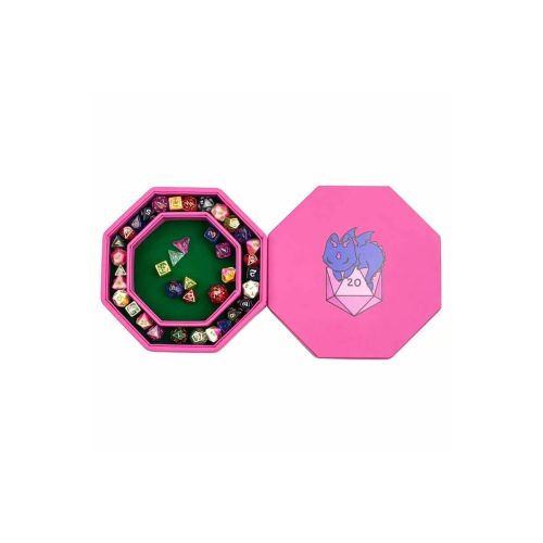 Dragon with D20 - Dice Tray and Keeper