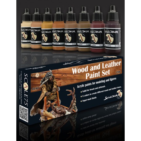Wood and Leather - Brown Paint Set