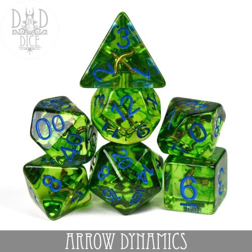 Arrow Dynamics - Dice set - 7 stuks