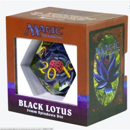 Black Lotus - 54mm Spindown d20