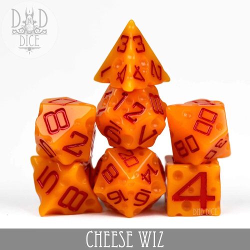 Cheese Wiz - Dice set - 7 stuks