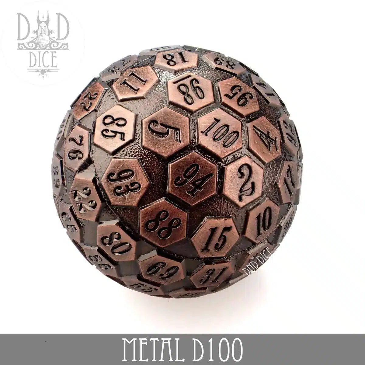 Copper - D100 Single Oversize Dice