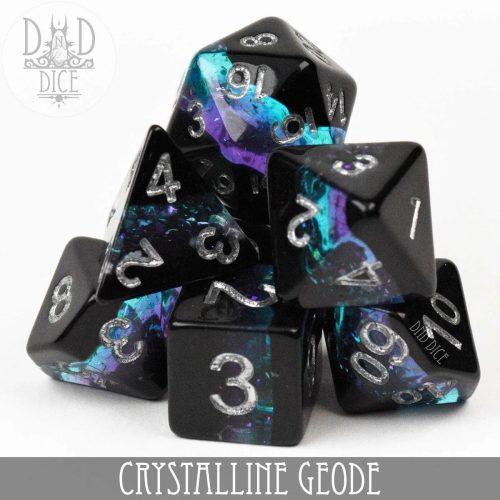 Crystalline Geode - Dice set - 7 stuks