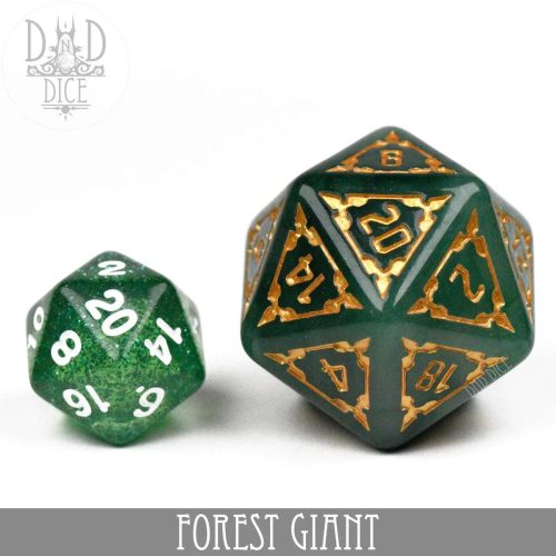 Forest Giant - Oversized Dice set - 7 stuks