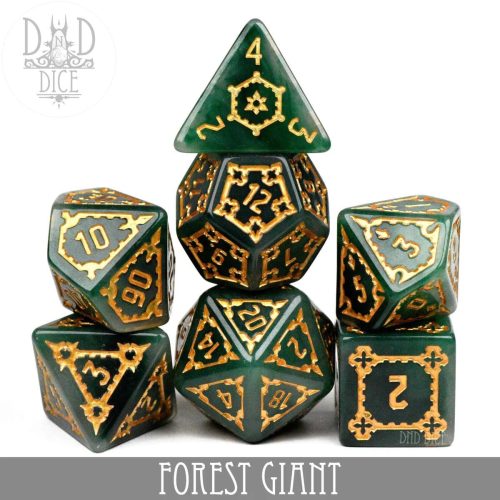 Forest Giant - Oversized Dice set - 7 stuks