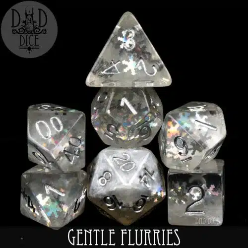 Gentle Flurries - Dice set - 7 stuks