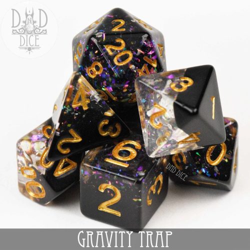 Gravity Trap - Dice set - 7 stuks