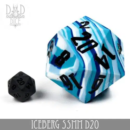 Iceberg - Silicone 55mm D20 Dice