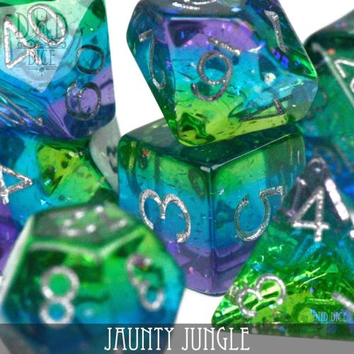 Jaunty Jungle - Dice set - 7 stuks