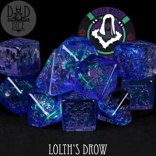Lolth's Drow - Dice set - 11 stuks