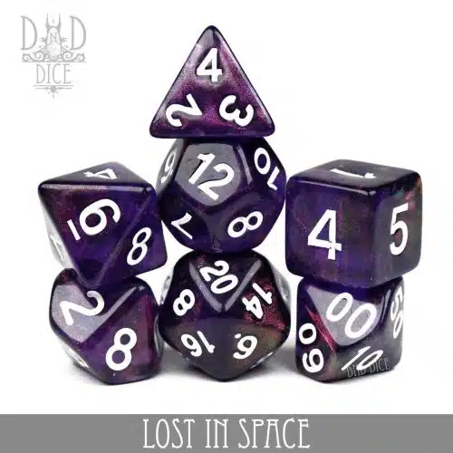 Lost in Space - Dice set - 7 stuks