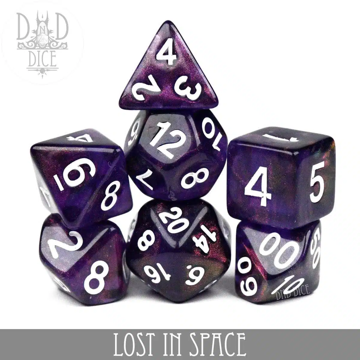 Lost in Space - Dice set - 7 stuks