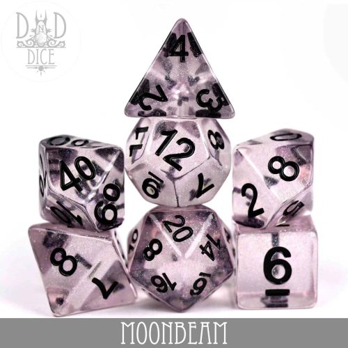 Moonbeam - Dice set - 7 stuks
