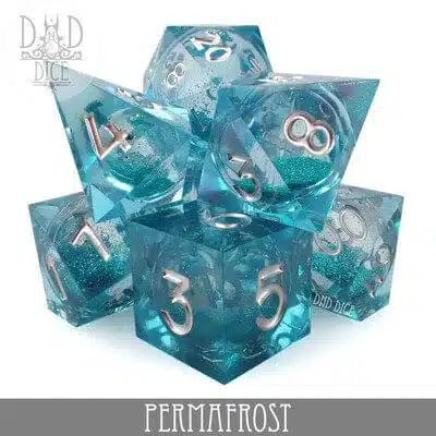 Permafrost - Liquid Core Dice set - 7 stuks