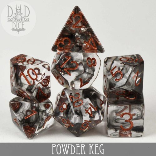 Powder Keg - Dice set - 7 stuks