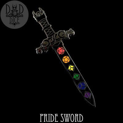 Pride Sword - Enamel Pin