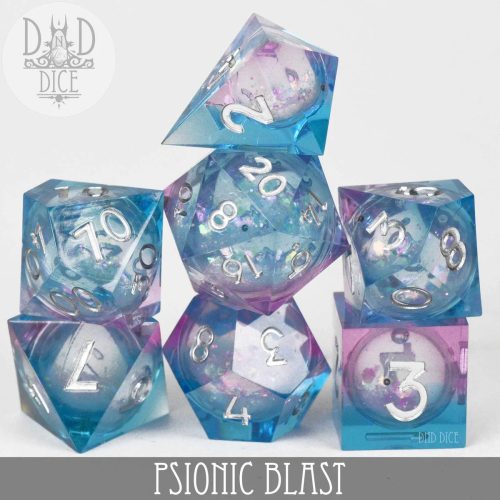 Psionic Blast - Liquid Core Dice set - 7 stuks