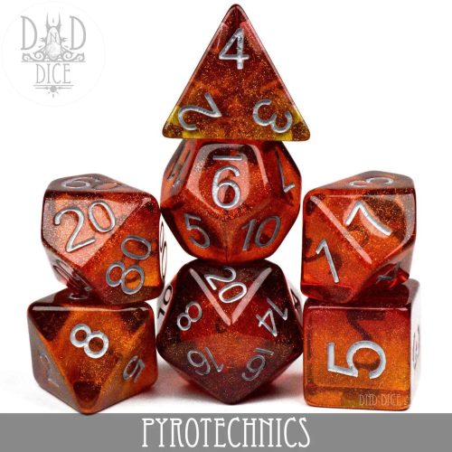 Pyrotechnics - Dice set - 7 stuks