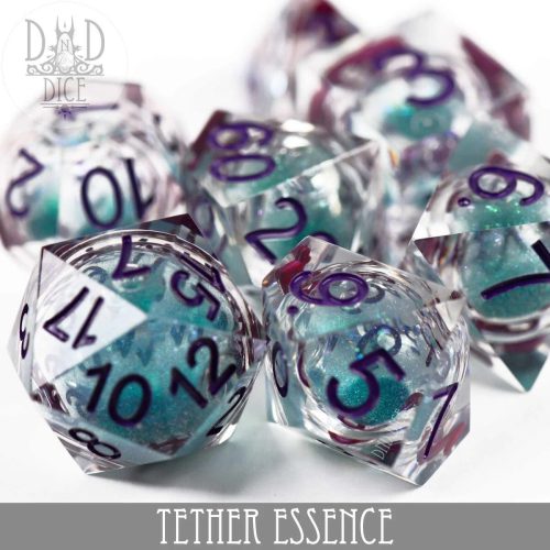 Tether Essence - Liquid Core Dice set - 7 stuks