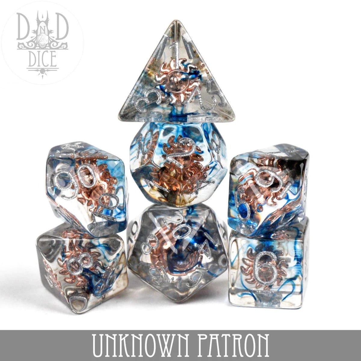 Unknown Patron - Dice set - 7 stuks