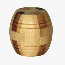 3D Bamboo Puzzle - Barrel
