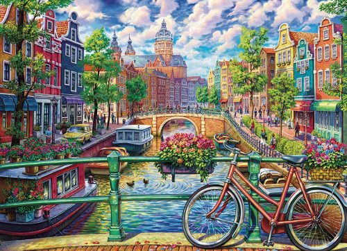 Amsterdam Canal - 1000 stukken puzzel