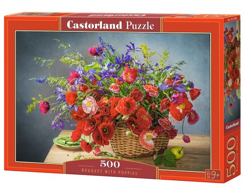 Bouquet With Poppies - 500 stukken puzzel