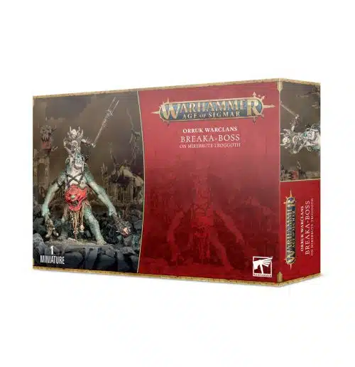 Breaka-boss on Mirebrute Troggoth - Orruk Warclans